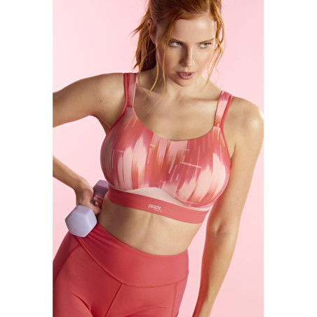 Biustonosz Sportowy Boundless 7341E pink abstract