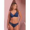 Biustonosz Push Up Abellia WE601702NOY niebieski