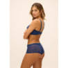 Biustonosz Push Up Abellia WE601702NOY niebieski