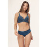 Biustonosz Charoltte Push Up BD39 lazurowy