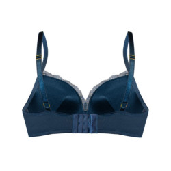 Biustonosz Charoltte Push Up BD39 lazurowy