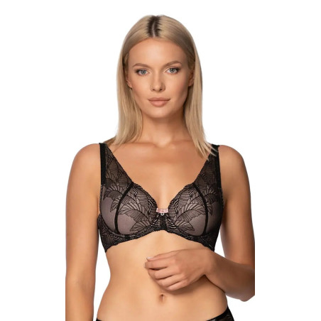 Biustonosz push-up Nipplex Lidia BP16 Czarno-różowy